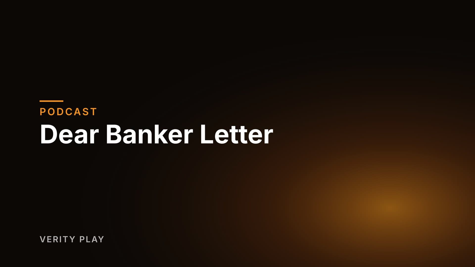 Dear Banker Letter
